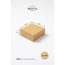 Rufus Concept 16x16x5cm Kraft Koli 25 Adet