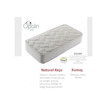 Uzunbebe Opalin Full Ortopedik 80X190 Opalin Silver Yaylı Yatak 80*190