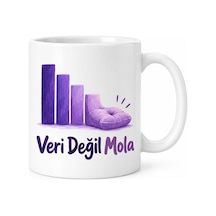 Bezos Veri Değil Mola Tasarımlı Porselen Kupa - Model 582 Hb006