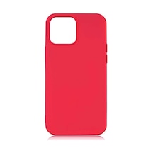 Apple Uyumlu iPhone 13 Pro Max Uyumlu Tchs Lsr Lansman Kılıf-kırmızı Kirmizi -