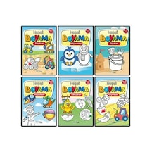 Neşeli Boyama 6 Set 4-5 Yaş - Ndcj-644970