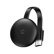 G12 Chromecast Kablosuz Hdmı Ses Ve Görüntü Aktarıcı-Siyah