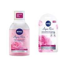 Nivea Aqua Rose Çift Fazlı Makyaj Temizleme Suyu 400 ML + Göz Maskesi