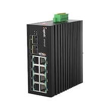 Wı-tek 8port 240w Full Poe Wı-sp3010f 8ge Gıgabıt 2x Sfp Yönetilemez Endüstriyel Switch
