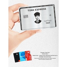 Türk Express - Papara, Tosla, Otobüs Kart Kaplama Stickeri Kredi Kartı Için Diğer