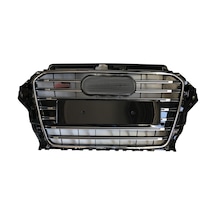 Audi A3 8v S3 Uyumlu Krom Siyah Panjur 2013-2015