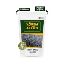 Afyon Yöresinde Geleneksel Hamur İşlerinin Sırrı Saf Tane Mavi Haşhaş Papaver Somniferum 250gr.