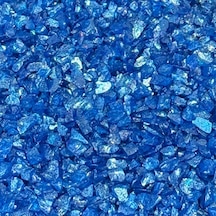 Tahtakale Toptancı Epoksi Mum Dekoratif 2-4 Mm Arlığında Gerçek Cam Kırığı 50 Gr Saks Mavi