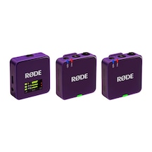 Wireless Go Gen 3 2 Kişilik Kablosuz Yaka Mikrofonu - Purple