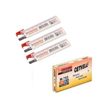 Min 0.5 MM Cetvelli Kalem Ucu 75 MM Mikro Uç 3 Adet