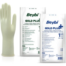 Beybi Gold Plus Pudralı Steril Cerrahi Eldiven 400'lü 7