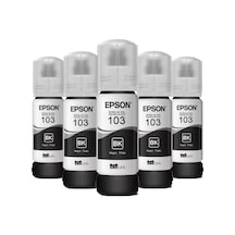 Epson 103 EcoTank L3266 Beşli Siyah Mürekkep Kartuş Seti