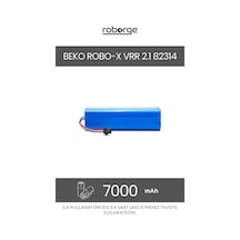 Beko Robo-x Vrr 2.1 82314 Robot Süpürge Uyumlu Batarya 7000 Mah - Muadil Ürün