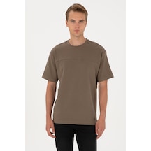 U.S. Polo Assn. Erkek Comfort Fit Vizon Bisiklet Yaka Tişört 50300125-VR052