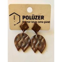 Polüzer Tasarım Polimer Küpe Plzr25z Çok Renkli