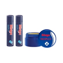 Blistex Kuru ve Çatlamış Dudaklara Onarıcı Bakım Medplus Kavanoz + Stick 2'li