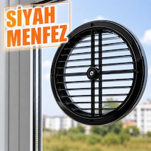 Doğalgaz Menfezi Siyah Kalorifer Ve Kombi Havalandırma Menfezi Plastik Havalandırma Izgarası