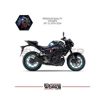 Mt-25 Sticker Kaplama Venom Motor Kaplama Modeli Hazır Kit 2019-2024 Uyumlu Siyah