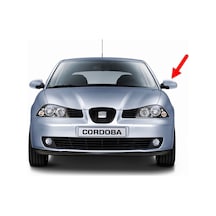 Seat Cordoba 2003-2009 Sol Yan Dış Dikiz Ayna Kapağı 6L0857537