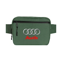Audi Logo Yeşil Bel Çantası