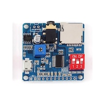 Alkatronik-Dy-Sv5W Mp3 Wav Ses Çalma Modülü Class D Amfi 5W 4-8Ohm Hoparlör