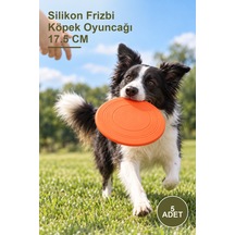 5 Adet Silikon Frizbi Köpek Oyuncağı 17.5 Cm