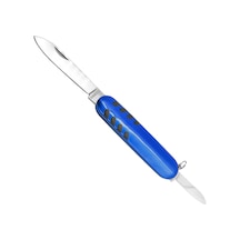 Argeus Çift Ağızlı Cep Kamp Çakısı Mavi K5017-8 Çok Renkli