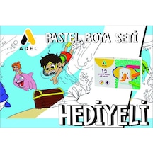 30x120 Boyama Rulosu Yaman Sualtı Macerası + Adel 12'li Pastel Bo