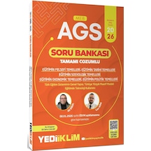 Yediiklim 2026 Meb Ags Eğitimin Temelleri Ve Temel Kavramlar Türk Milli Eğitim Sisteminin Genel Yapısı Eğitim Ve Öğretim Teknolojileri Tamamı Çözümlü Soru Bankası