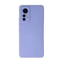 Xiaomi Mi 12 Lite Kılıf Nano İçi Kadife Silikon - Lila 0.2M-Çok Renkli