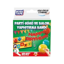 Boss Tape Bt-05017 Parti Süsü Balon Yapıştırma Bandı