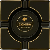 Cohiba Siyah Porselen Dörtlü Büyük Puro Küllüğü - Tr8864