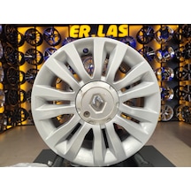 4  Adet Renault  6 15 4 100 Et43 601 Sılver Jant Revize Edilmiş Takım
