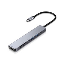 7'si 1 Arada Type-c - Hdmı + Sd/tf + 2 X Type-c + 2 X Usb3.0 Çok İşlevli Ayırıcı Adaptörü