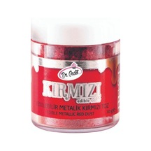 Dr Gusto Yenilebilir Metalik Toz Boya Kırmızı 10 Gr