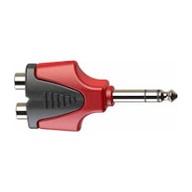 Roxtone Rx-J330 2Xrca Dişi-6.3Mm Stereo Erkek Çevirici 15Li Paket