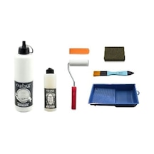 Hybrid Akrilik Boya Seti 500ml Set1 - H001 Beyaz Yarımat Ultimate Glaze Karışık Karışık
