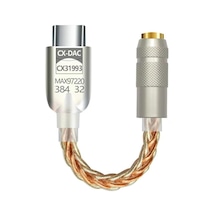 Klasse Type-c - 3.5 Cx31993 Max97220 Çip Hifi Dac Kartı Kulaklık Kablosu Usb Başlık