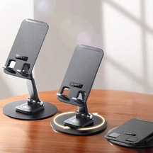 Ayrex Ayarlanabilir Tablet Ve Cep Telefonu Standı Kendi Etrafonda 360 Derece Dönebilen Alüminyum Masaüstü Çok Ama
