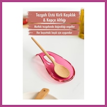 Gees Global Akrilik Mürdüm Tezgah Üstü Kirli Kaşıklık & Kepçe Altlığı Gbzs