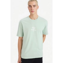 Defacto Boxy Fit Yeşil Erkek T-shirt F8167ax/gn1180 Yeşil