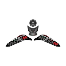 GP Kompozit Ducati Multistrada 1200 S 2015-2018 Uyumlu Tank Pad Seti Siyah