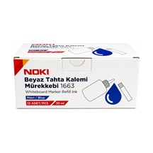 Tahta Kalem Mürekkebi Mavi 12 Li Paket