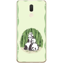 Huawei Mate 10 Lite Uyumlu Panda Ailesi Baskılı Silikon Kılıf Renkli