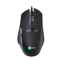 Lecoo MG1101 Kablolu 6400DPI 8 Tuşlu RGB Gaming Optik Mouse Siyah