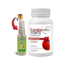 Cardiamin Forte: 1 Adet Multivitaminli Omega3lü 60 Soft Jel Kapsüllü Formül + 30 Ml Çörek Otu Masaj