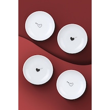 Kütahya Porselen Pretty 4 Parça 10 Cm Tabak