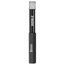 Sgs Mermer &amp Granit Delme Panç, Hex Şekilli, 8 Mm Çapında, Profesyonel Taş Delme Ucu, Model Sgs2757