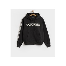 Vans Vans Racing Full Zip Erkek Sweatshirt Vn000wt2blk1 Siyah