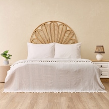 Soft Econo Çift Kişilik Yatak Örtüsü - Gri / Ekru - 200x220 Cm Çok Renkli